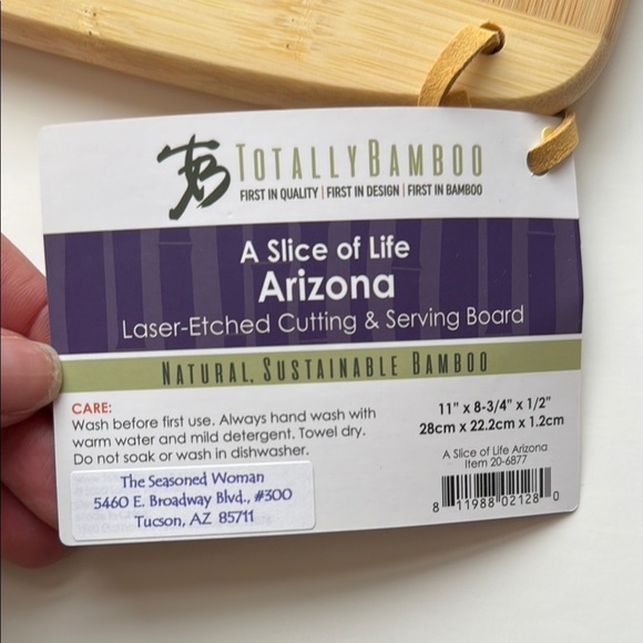 NWT Arizona State Bamboo Cutting Board - Picture 4 of 8